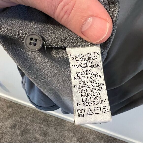 NWOT Linea by Louis Dell'Olio Moss Crepe Button Front Shirt | Size XS - Picture 5 of 7